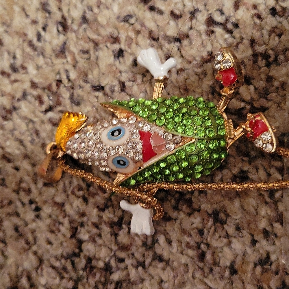 NWOT Rhinestone 🌽 Corn Necklace
